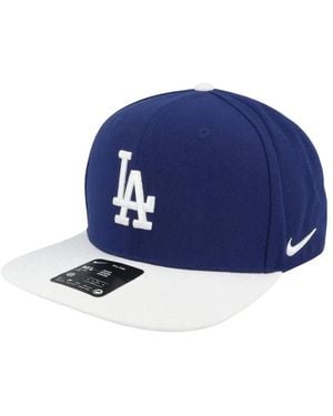 Nike Mlb Los Angeles Dodgers Dri-Fit Pro Structured Square Bill Cap - Blau