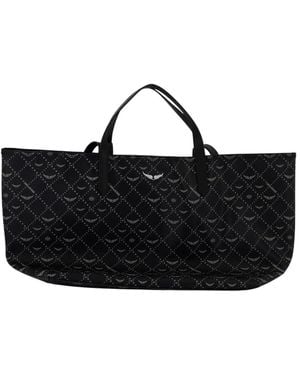 Zadig & Voltaire Monogram Shopper Tas - Zwart