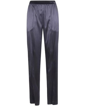 Tom Ford Broeken ,Zwart ,Straight Broeken - Blauw