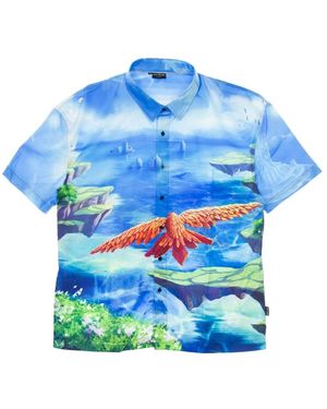 DOLLY NOIRE Short Sleeve Shirts - Blue