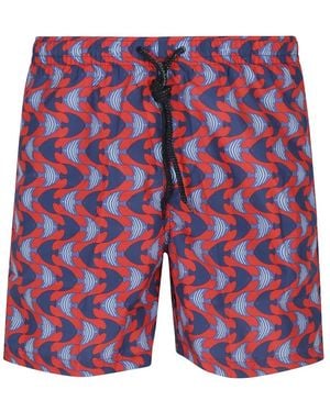 Drumohr Beach Boxers - Rot