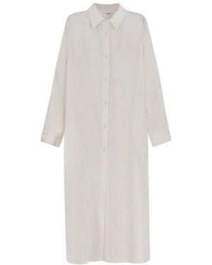 Hevò Shirt Dresses - Blanco