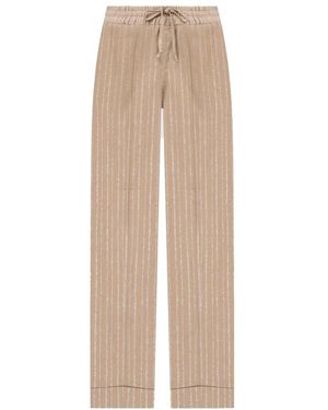 Twinset Straight Trousers - Natural