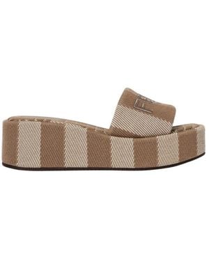Fendi Wedges - Brown
