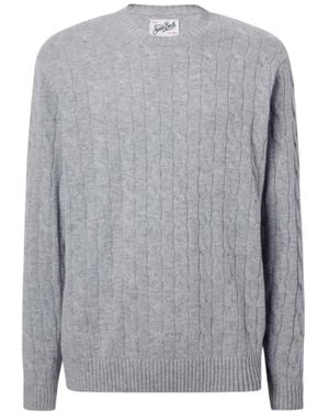 MC2 Saint Barth Round-Neck Knitwear - Grey