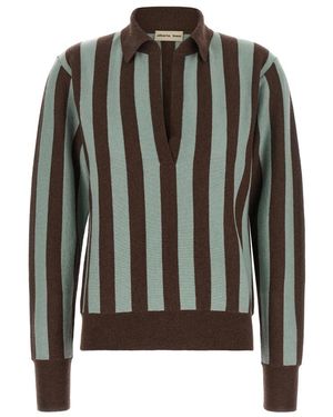 Alberto Biani Truien & Vesten ,Veelkleurig ,Kasjmier Polo Shirt - Zwart