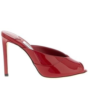 Jimmy Choo Heeled Mules - Red