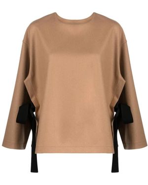 Erika Cavallini Semi Couture Blouses - Natural