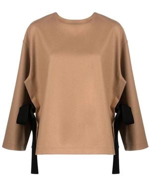 Erika Cavallini Semi Couture Blouses - Natural