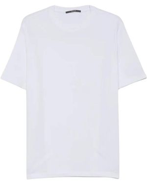 Kangra Tops ,Wit ,Katoen Piquet T-Shirt