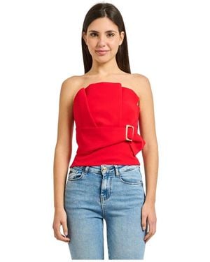 Relish Mouwloze Top - Rood