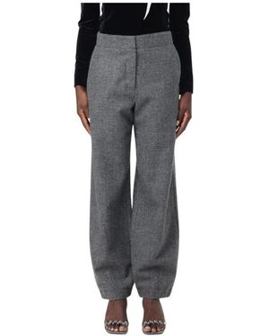 Emporio Armani Wide Trousers - Grey