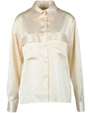 Nineminutes Overhemden ,Wit ,Polyester Overhemd - Naturel