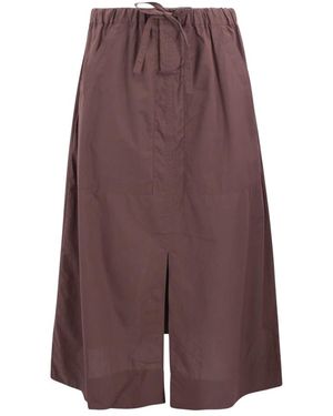Soeur Rokken ,Bruin ,Katoen Agadir Drawstring Skirt - Paars