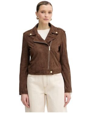 ARMANI EXCHANGE Leather Jackets - Marrone