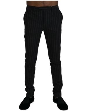 Bencivenga Slim-Fit Trousers - Black