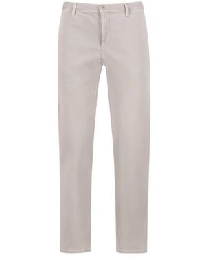 ALBERTO Straight Trousers - Grey