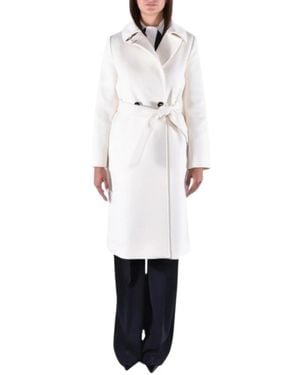 Max Mara Belted Coats - Blanco