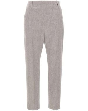 Eleventy Straight Trousers - Gris