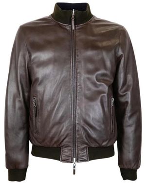 The Jack Leathers Leather Jackets - Gris