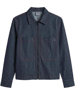 Rhun Overshirt Denim - Blau