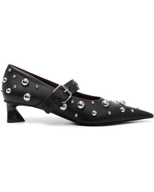 Stella McCartney Elsa Eco Alter Mat Heels - Black