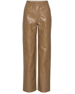 ROTATE BIRGER CHRISTENSEN Wide Trousers - Natural