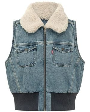 Levi's Jassen ,Blauw ,Vests