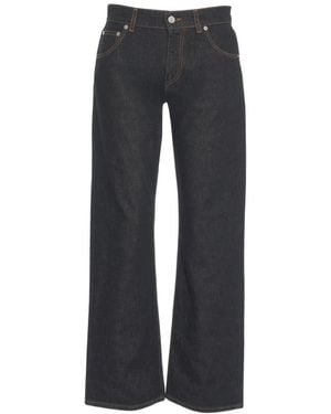 Grifoni Straight Leg Jeans - Blauw