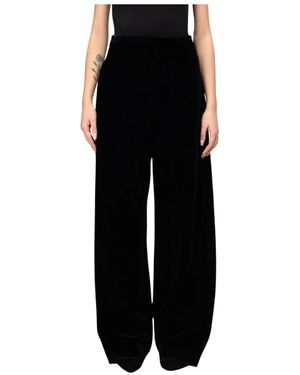 Sportmax Wide Trousers - Negro