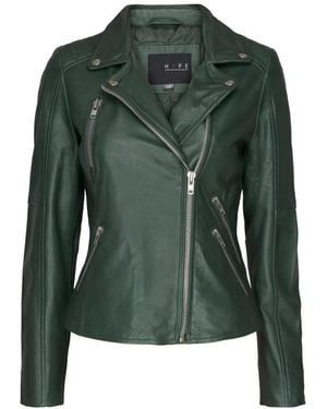 Notyz Leather Jackets - Green