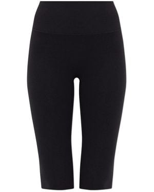 Nike Fitness ,Zwart ,Nylon Zenvy High-Waisted Capri Leggings - Blauw