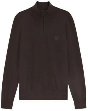 BOSS Hoodies & Sweatvesten ,Bruin ,Katoen Kanobix S - Zwart
