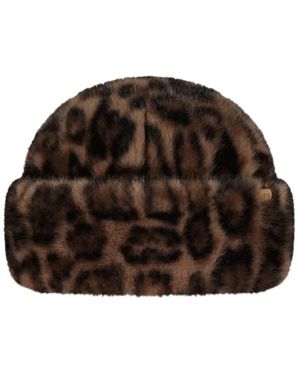 Barts Accessoires ,Bruin ,Polyester Cherrybush Muts