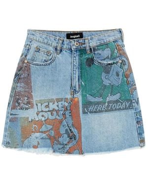 Desigual Denim Skirts - Blue