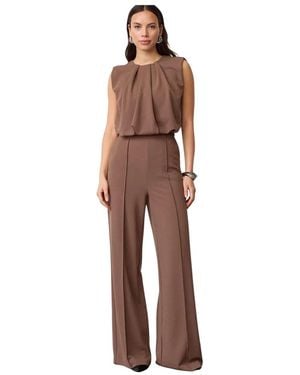 co'couture Falconcc Falten-Jumpsuit - Braun
