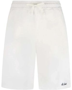 MC2 Saint Barth Terry Bermuda Shorts - Wit