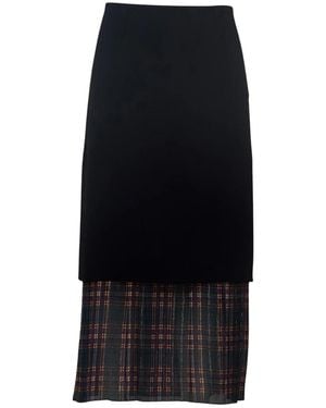 Dries Van Noten Midi Skirts - Nero