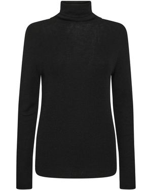 Mos Mosh Rollkragenpullover - Schwarz