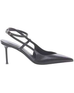 Sergio Levantesi Schoenen ,Zwart ,Leer Elegante Ginny Hakken Schoenen - Blauw