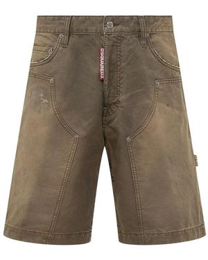 DSquared² Denim Shorts - Green