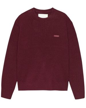 New Amsterdam Surf Association Truien & Vesten ,Rood ,Gebreide Crewneck - Paars