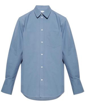 Victoria Beckham Pocket Shirt - Blau