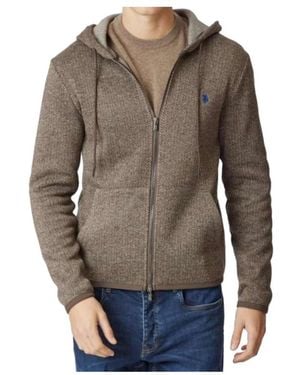 U.S. POLO ASSN. Zip-Throughs - Grey