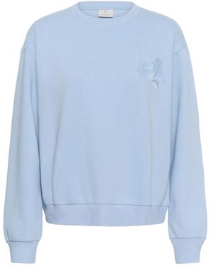 Kaffe Sweatshirts - Blu