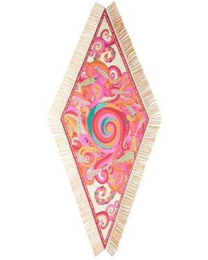 Franco Ferrari Zijden Foulard - Roze