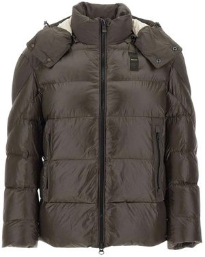 Blauer Winter Jackets - Marrón