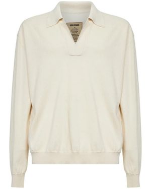 Uma Wang V-Neck Knitwear - White
