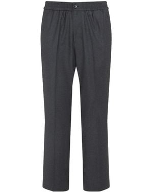Ami Paris Elasticated Waist Trousers - Grey