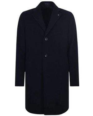 Tagliatore Jassen ,Blauw ,Wol Single-Breasted Jas
